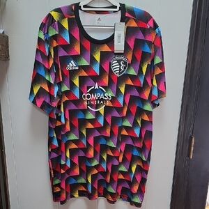 Sporting KC 2022 Pride Prematch Jersey